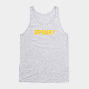 Spooky - Halloween Yellow Tank Top